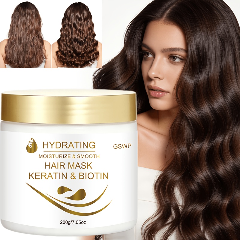 Hair Care Keratin - قناع الشعر المرطب بالكيراتين من GSWP،