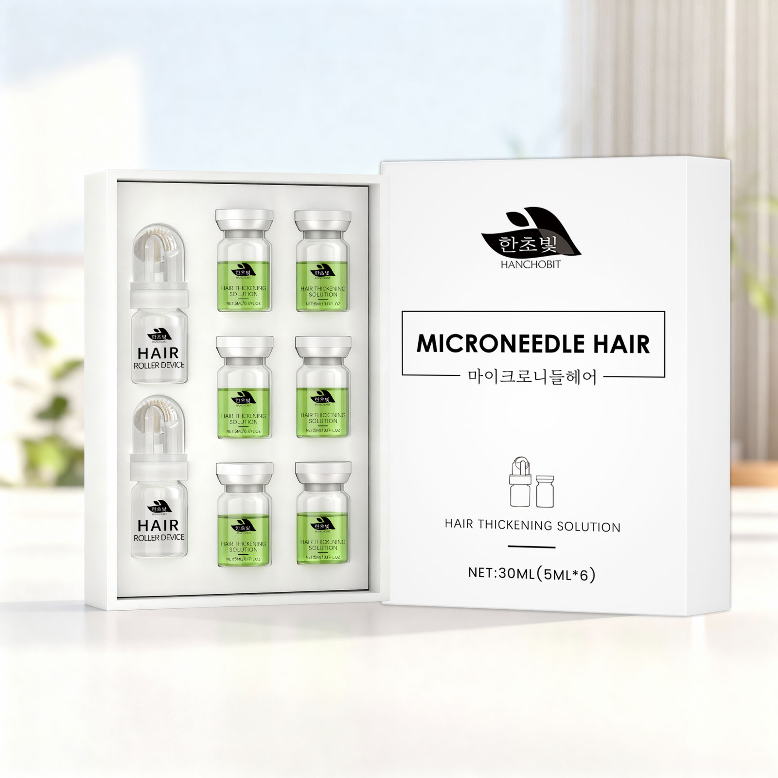 Hair Care Korea - مجموعة العناية بالشعر الكورية: أمبولات لتسريع