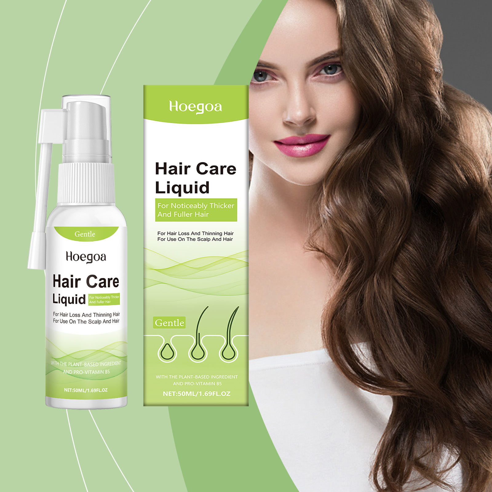 Hair Care For Curly Dry Hair - رذاذ نمو الشعر، إعادة نمو منع