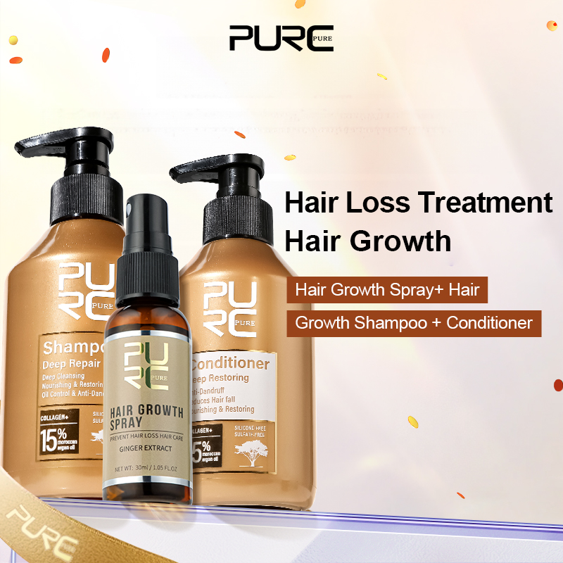 Hair Care Keratin Shampoo - PURC المغرب شامبو زيت الأركان بلسم