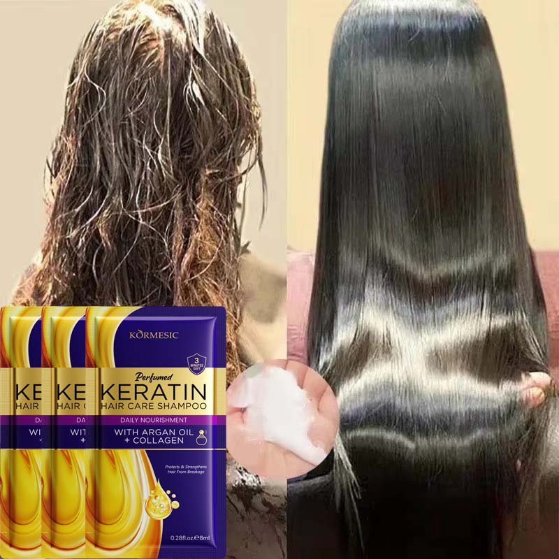 Hair Care Keratin Shampoo - قناع الشعر السحري بالكيراتين لمدة 5