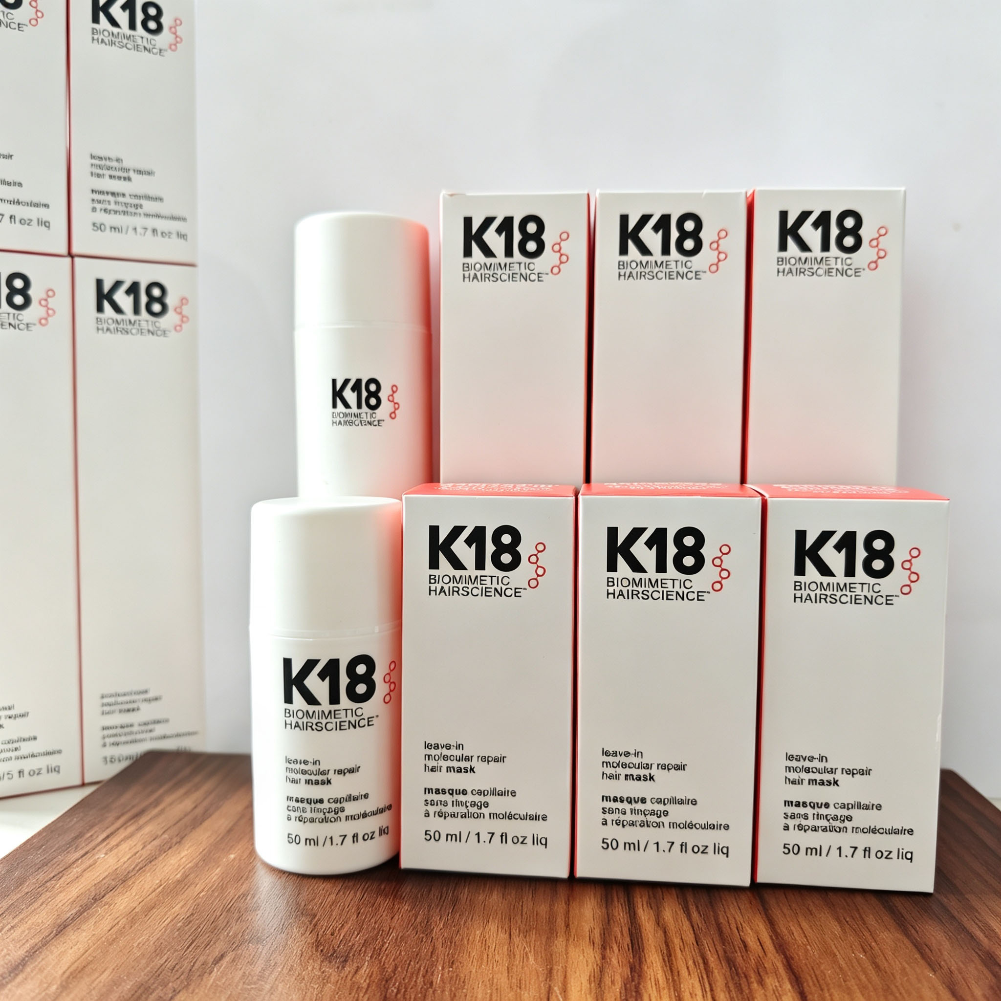 Hair Care Keratin - قناع الشعر K18 للإصلاح الجزيئي بدون
