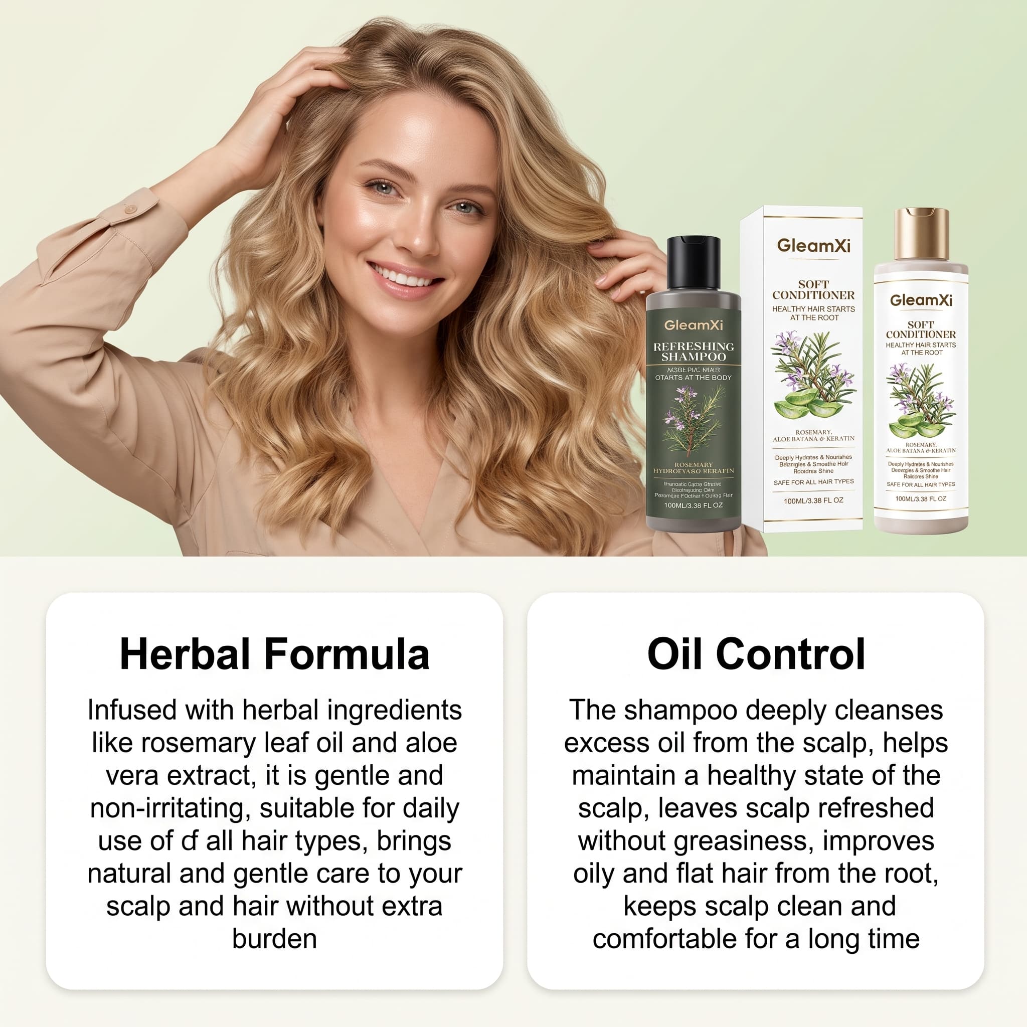 مجموعة شامبو وبلسم إكليل الجبل - مراجعة Hair Care Keratin Shampoo وسعره