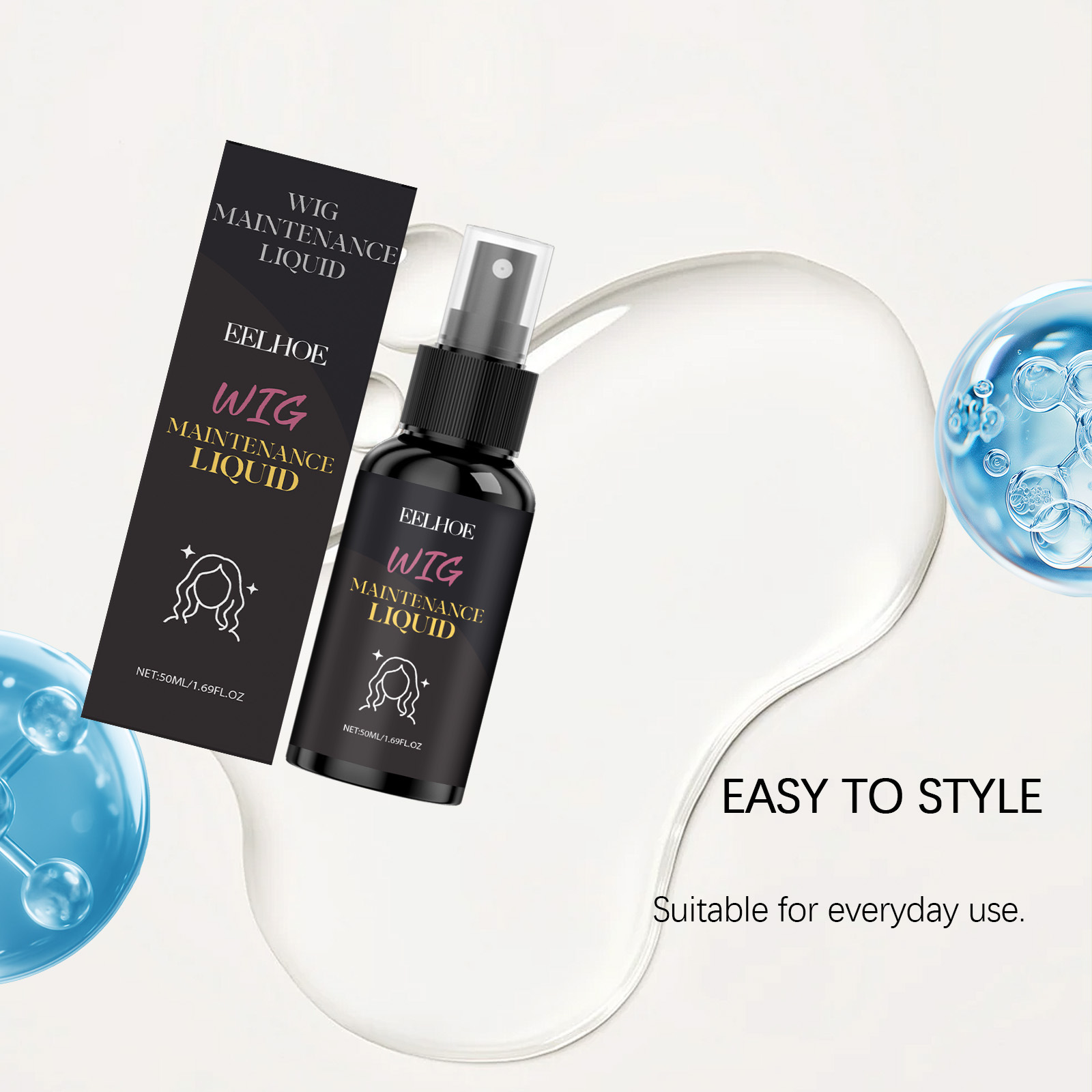 Eelhoe شعر مستعار جوز الهند رذ - مراجعة Hair Care For Curly Dry Hair وسعره