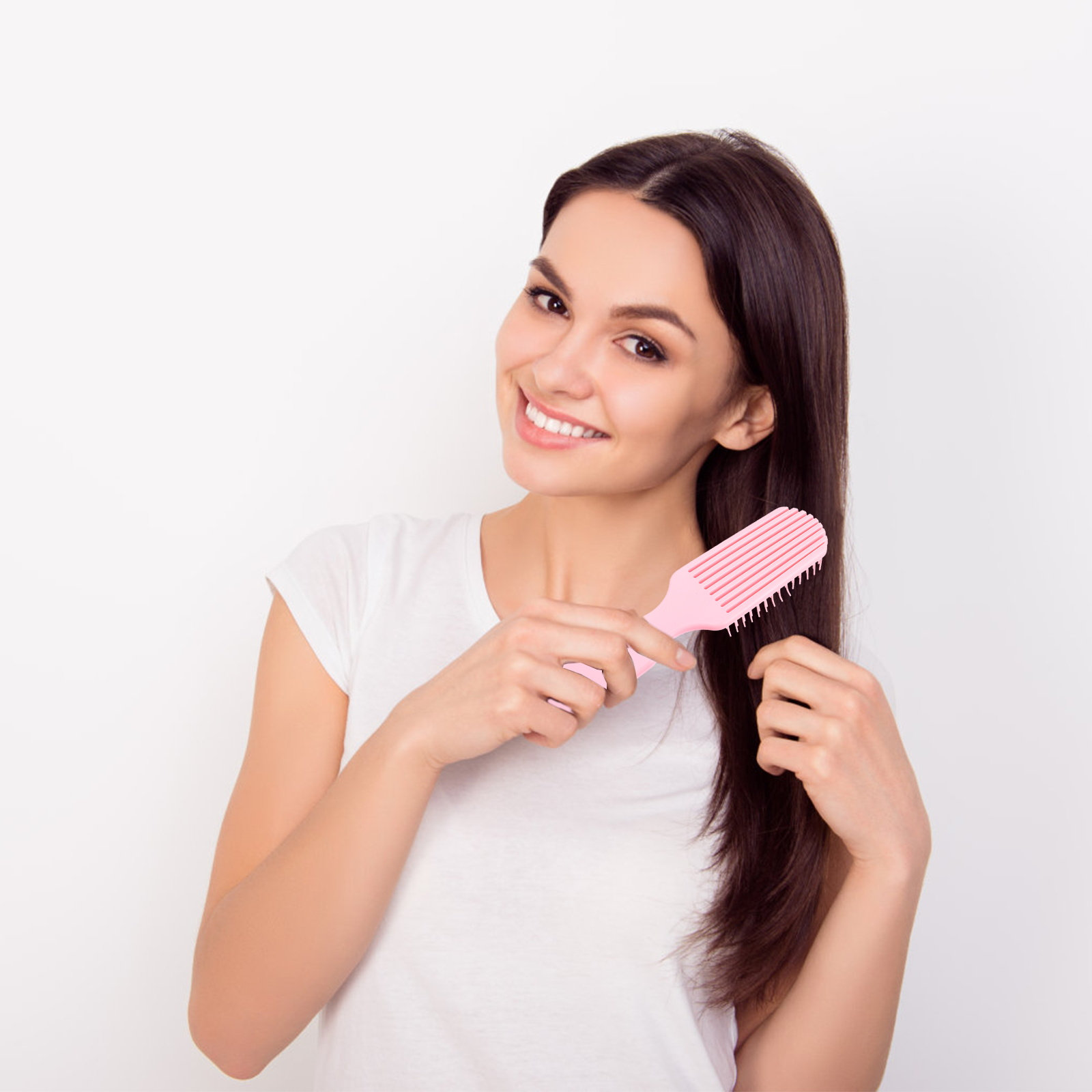 قطعتان من مشط التدليك لتصفيف ا - مراجعة Hair Care For Curly Dry Hair وسعره