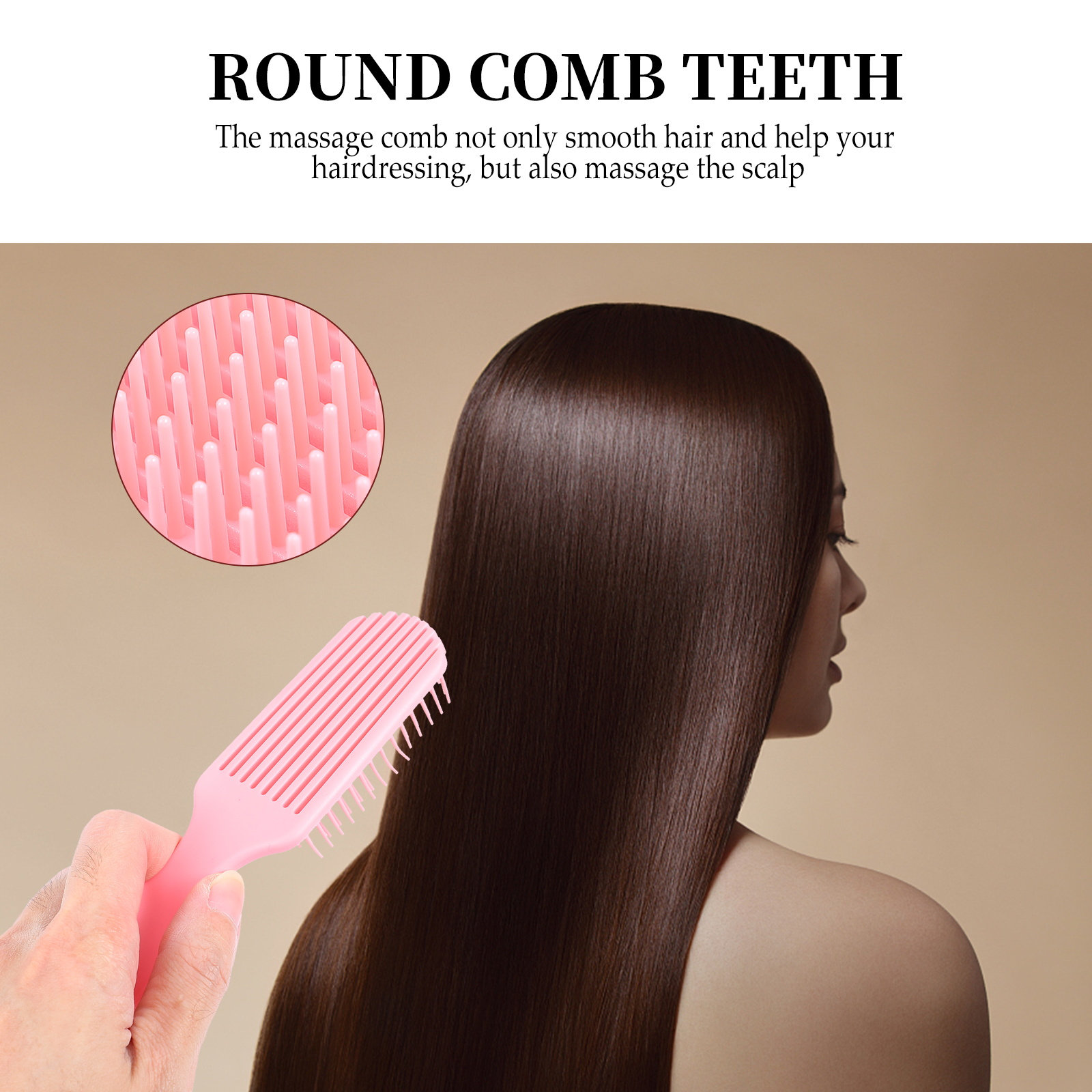 قطعتان من مشط التدليك لتصفيف ا - مراجعة Hair Care For Curly Dry Hair وسعره