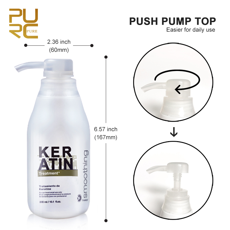PURC 300 مللي كيراتين علاج احت - مراجعة Hair Care Keratin Shampoo وسعره