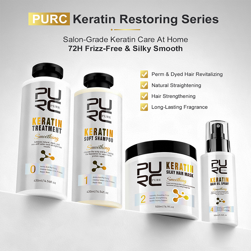 مجموعة العناية بالشعر من PURC  - مراجعة Hair Care Keratin وسعره