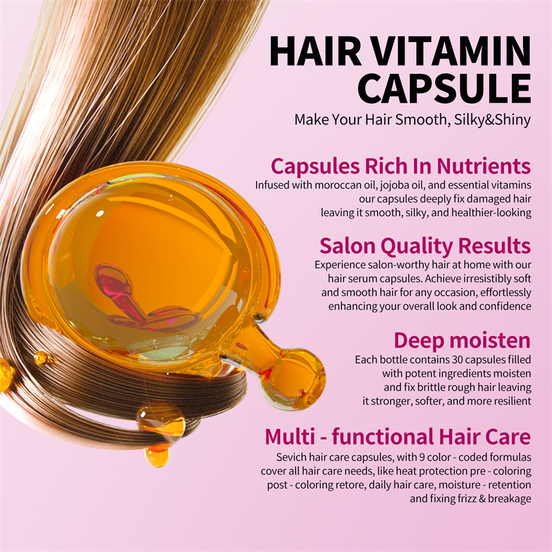 مزيج الشعر فيتامين كبسولة زيت  - مراجعة Hair Care Keratin Treatment وسعره