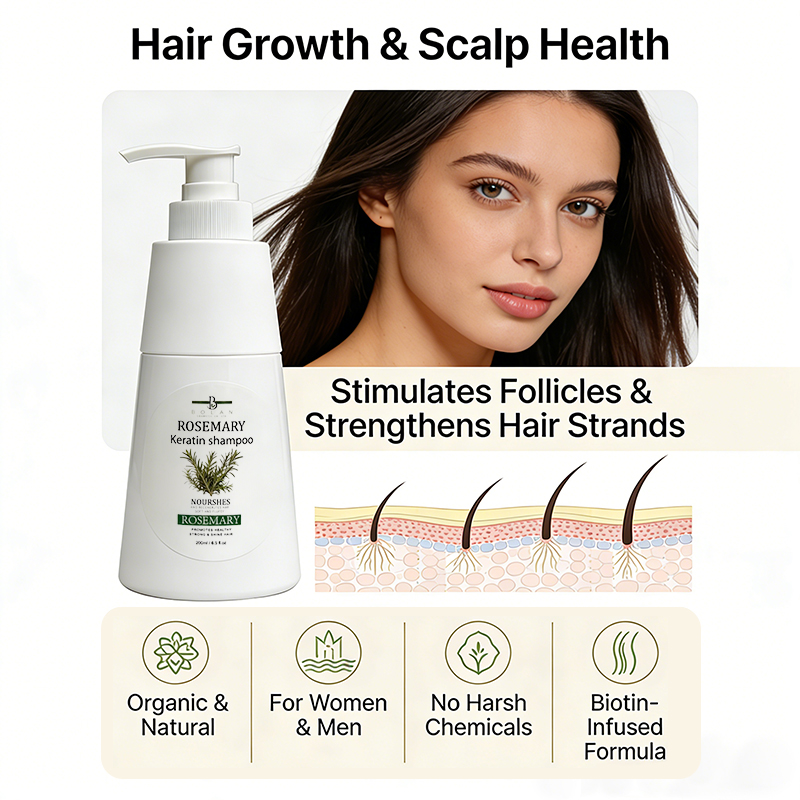 شامبو طبيعي بالروزماري 200 مل  - مراجعة Hair Care Keratin Shampoo وسعره